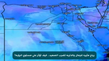 رياح مثيرة للرمال والأتربة تضرب الصعيد.. كيف تؤثر على مستوى الرؤية؟